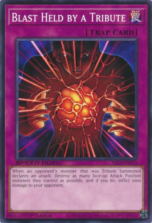 Blast Held by a Tribute (SBC2-ENF21) (SBC2) - YuGiOh Single