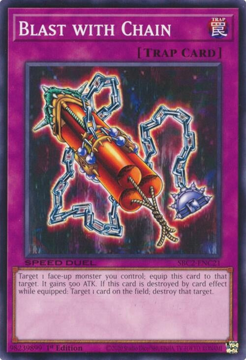 Blast with Chain (SBC2-ENC21) (SBC2) - YuGiOh Single