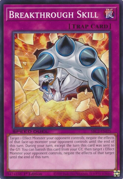 Breakthrough Skill (SBC2-ENI25) (SBC2) - YuGiOh Single