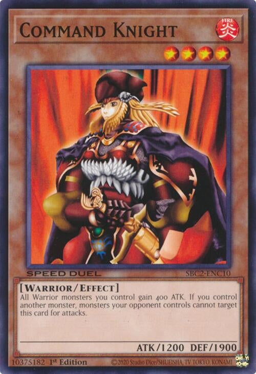 Command Knight (SBC2-ENC10) (SBC2) - YuGiOh Single