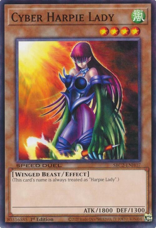 Cyber Harpie Lady (SBC2-ENH07) (SBC2) - YuGiOh Single