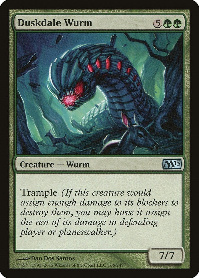 Duskdale Wurm (166) [M13] - MTG Single