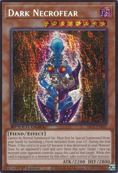 Dark Necrofear (PSR) (SBC2-ENE01) (SBC2) - YuGiOh Single