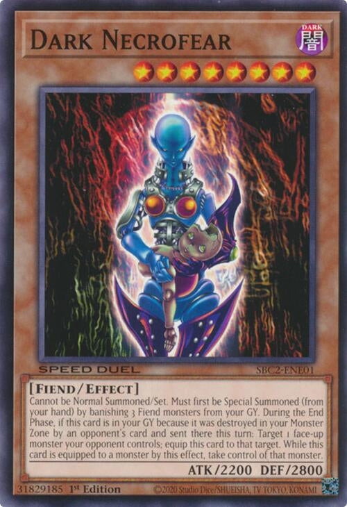 Dark Necrofear (SBC2-ENE01) (SBC2) - YuGiOh Single