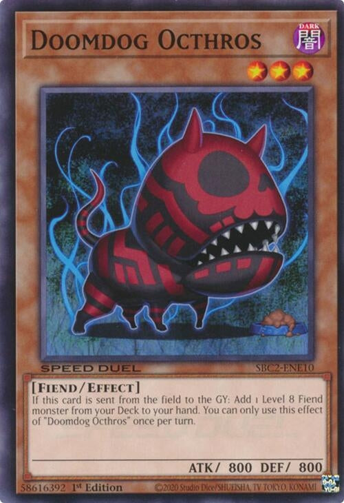 Doomdog Octhros (SBC2-ENE10) (SBC2) - YuGiOh Single