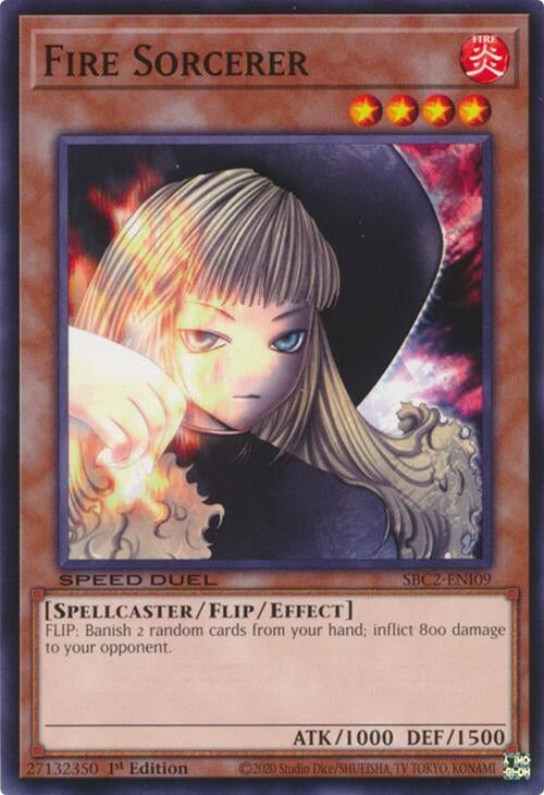Fire Sorcerer (SBC2-ENI09) (SBC2) - YuGiOh Single