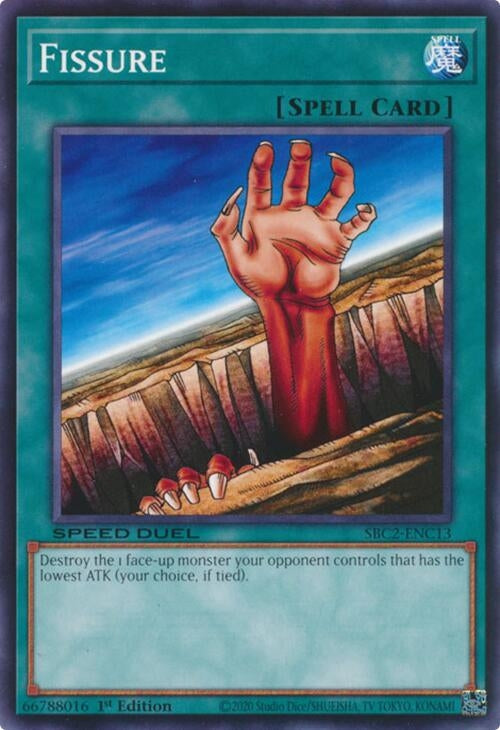 Fissure (SBC2-ENC13) (SBC2) - YuGiOh Single