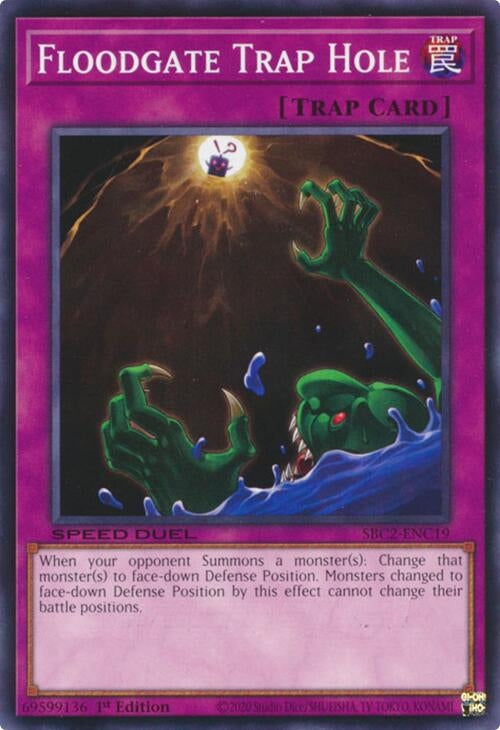 Floodgate Trap Hole (SBC2-ENC19) (SBC2) - YuGiOh Single