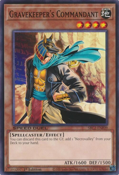 Gravekeeper’s Commandant (SBC2-ENF09) (SBC2) - YuGiOh Single