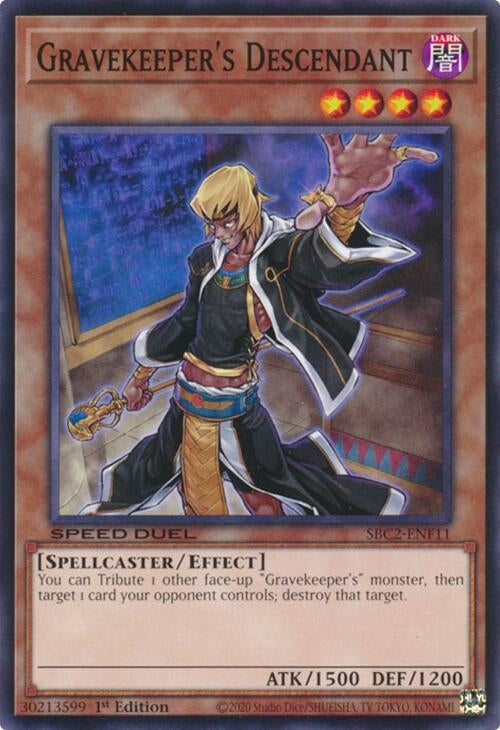 Gravekeeper’s Descendant (SBC2-ENF11) (SBC2) - YuGiOh Single