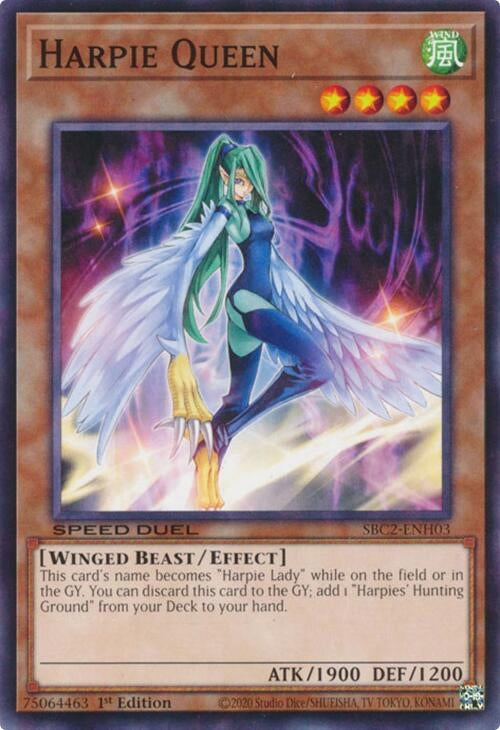 Harpie Queen (SBC2-ENH03) (SBC2) - YuGiOh Single