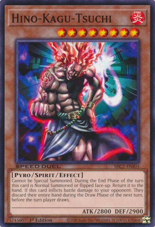 Hino-Kagu-Tsuchi (SBC2-ENI03) (SBC2) - YuGiOh Single
