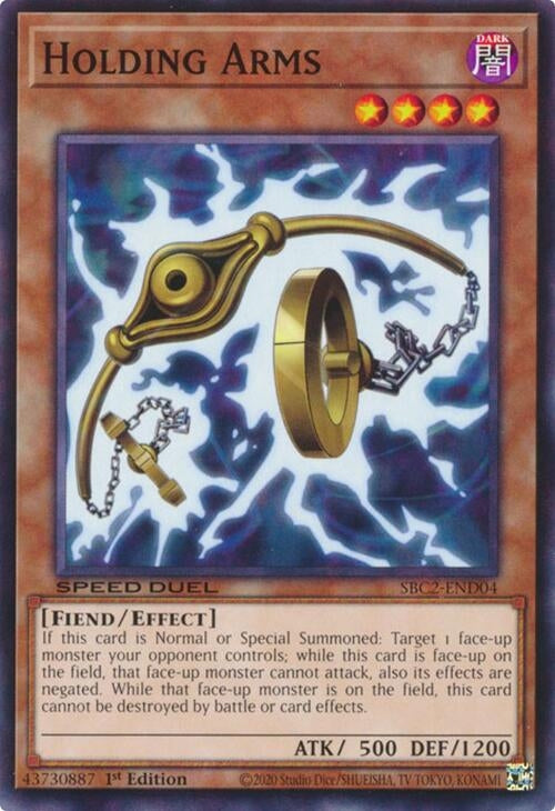 Holding Arms (SBC2-END04) (SBC2) - YuGiOh Single