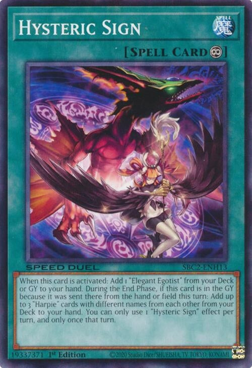 Hysteric Sign (SBC2-ENH13) (SBC2) - YuGiOh Single