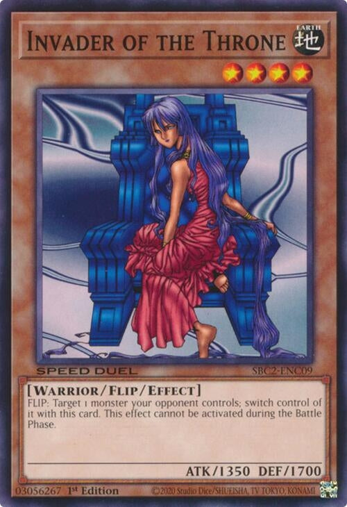 Invader of the Throne (SBC2-ENC09) (SBC2) - YuGiOh Single
