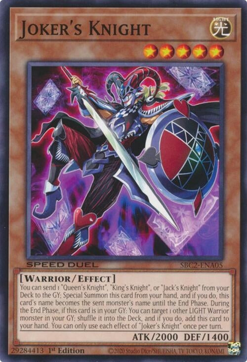 Joker’s Knight (SBC2-ENA05) (SBC2) - YuGiOh Single
