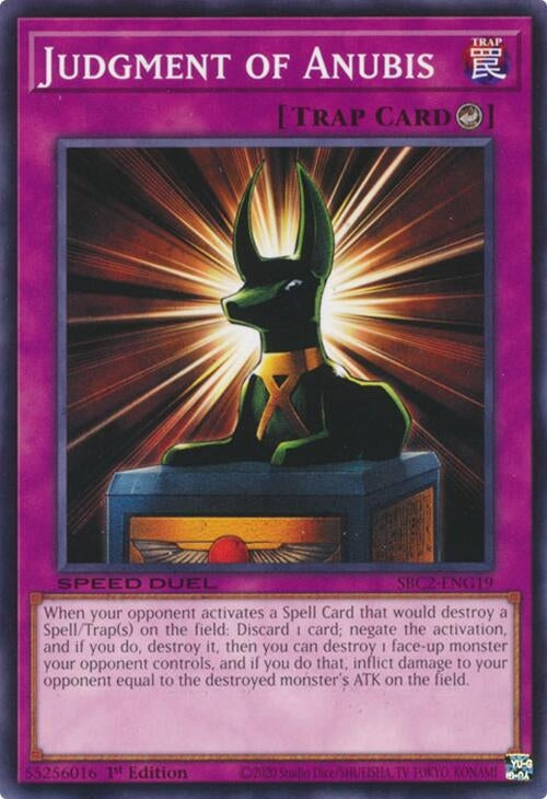 Judgment of Anubis (SBC2-ENG19) (SBC2) - YuGiOh Single
