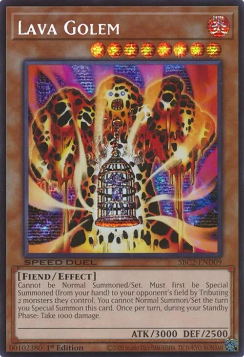 Lava Golem (PSR) (SBC2-END09) (SBC2) - YuGiOh Single