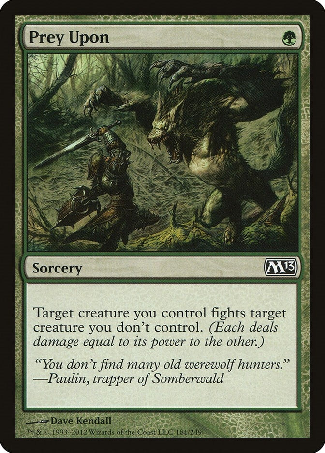Prey Upon (181) [M13] - MTG Single