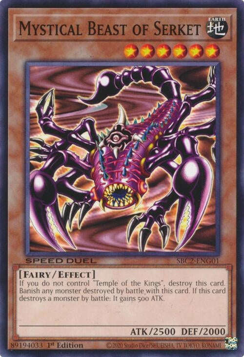 Mystical Beast of Serket (SBC2-ENG01) (SBC2) - YuGiOh Single