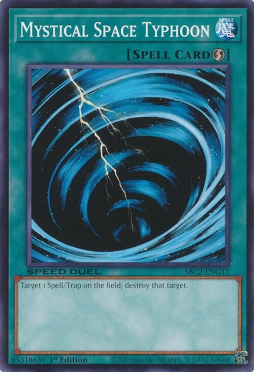 Mystical Space Typhoon (SBC2-ENG12) (SBC2) - YuGiOh Single