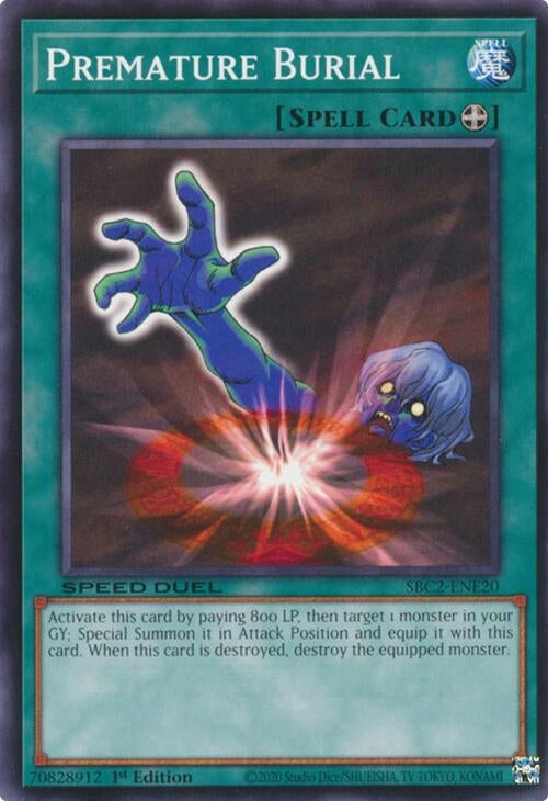 Premature Burial (SBC2-ENE20) (SBC2) - YuGiOh Single