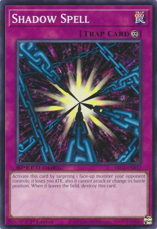 Shadow Spell (SBC2-ENB17) (SBC2) - YuGiOh Single