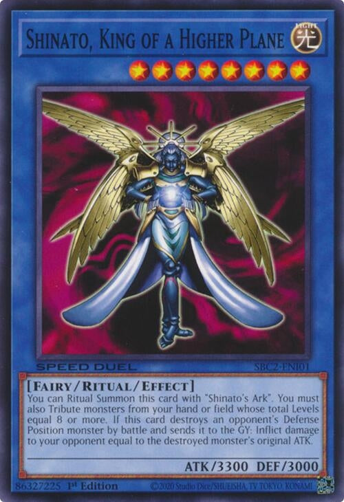 Shinato King of a Higher Plane (SBC2-ENI01) (SBC2) - YuGiOh Single