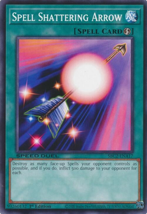 Spell Shattering Arrow (SBC2-ENA17) (SBC2) - YuGiOh Single