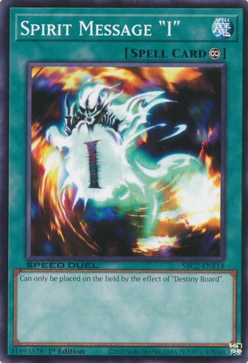 Spirit Message ’I’ (SBC2-ENE14) (SBC2) - YuGiOh Single