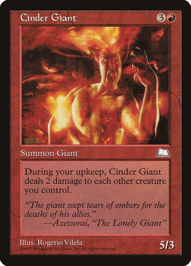 Cinder Giant [WTH] - MTG Single