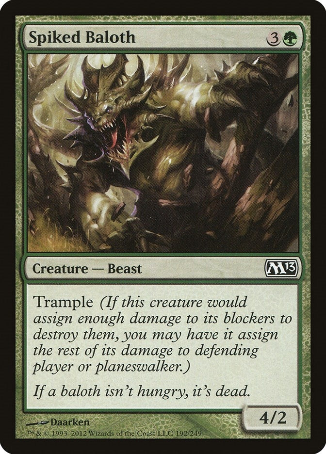 Spiked Baloth (192) [M13] - MTG Single