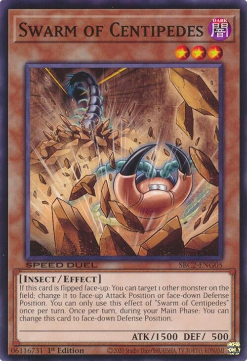 Swarm of Centipedes (SBC2-ENG05) (SBC2) - YuGiOh Single
