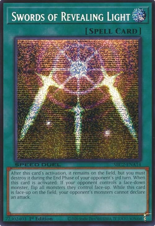Swords of Revealing Light (PSR) (SBC2-ENA14) (SBC2) - YuGiOh Single