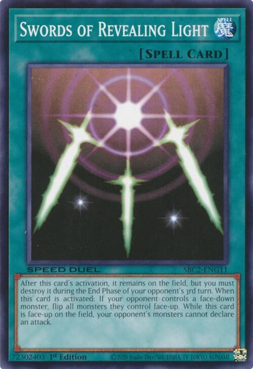 Swords of Revealing Light (SBC2-ENG11) (SBC2-ENG11) (SBC2) - YuGiOh Single