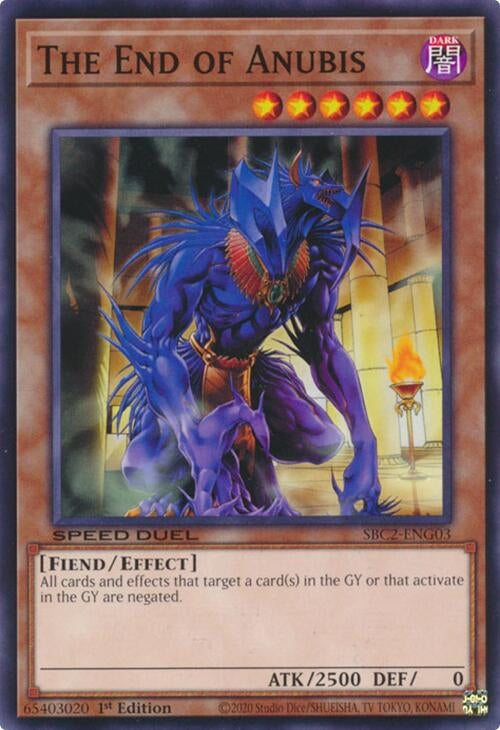 The End of Anubis (SBC2-ENG03) (SBC2) - YuGiOh Single