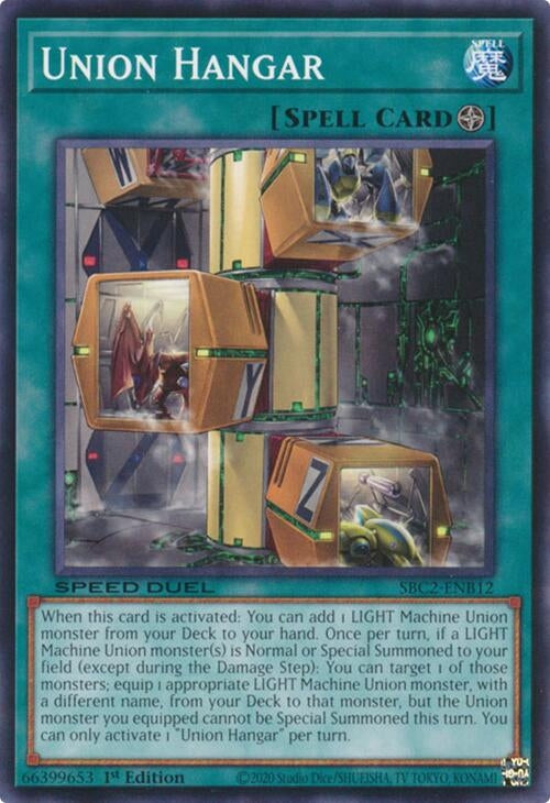 Union Hangar (SBC2-ENB12) (SBC2) - YuGiOh Single