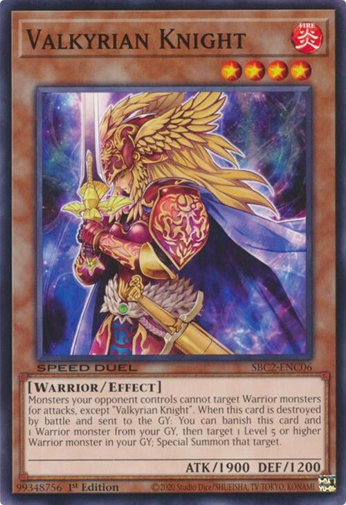Valkyrian Knight (SBC2-ENC06) (SBC2) - YuGiOh Single