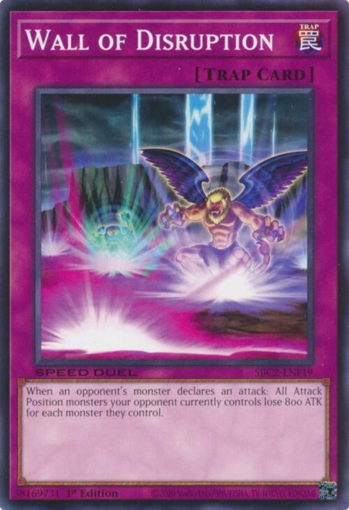 Wall of Disruption (SBC2-ENF19) (SBC2) - YuGiOh Single