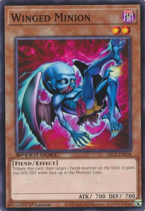 Winged Minion (SBC2-ENE08) (SBC2) - YuGiOh Single