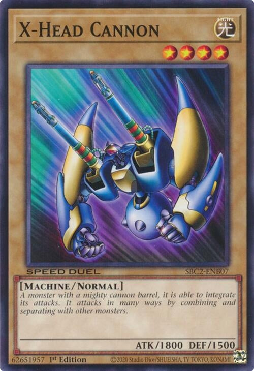 X-Head Cannon (SBC2-ENB07) (SBC2) - YuGiOh Single