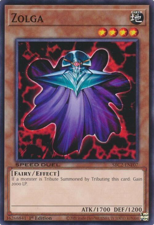 Zolga (SBC2-ENF07) (SBC2) - YuGiOh Single