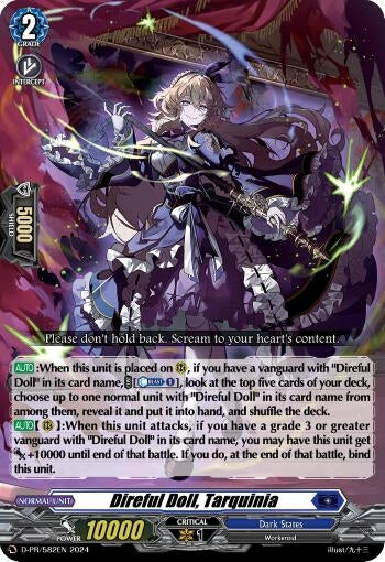 Direful Doll Tarquinia (D-PR/592EN) [D-PR] - Cardfight Vanguard Single