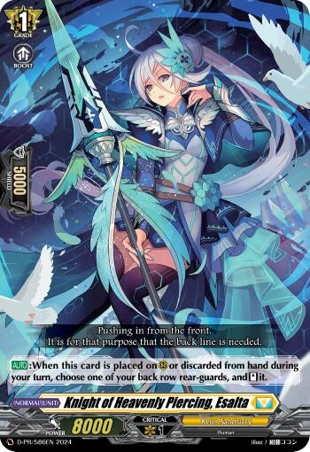 Knight of the Heavenly Piercing Esalta (D-PR/596EN) [D-PR] - Cardfight Vanguard Single