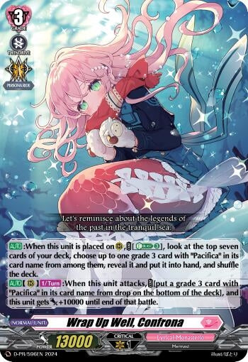 Wrap Up Well Confrona (D-PR/596EN) [D-PR] - Cardfight Vanguard Sealed