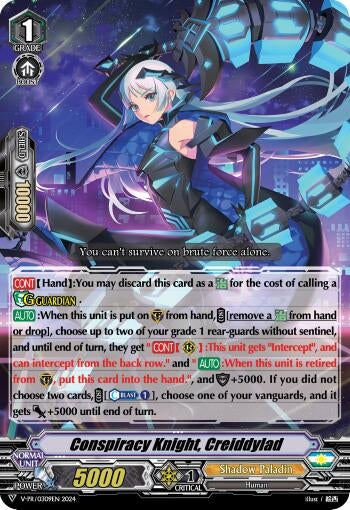 Conspiracy Knight Creiddylad (VPR/0309EN) [VPR] - Cardfight Vanguard Single
