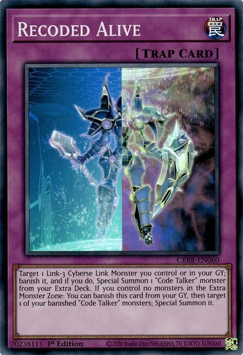 Recoded Alive (SR) (CRBR-EN060) - YuGiOh Single