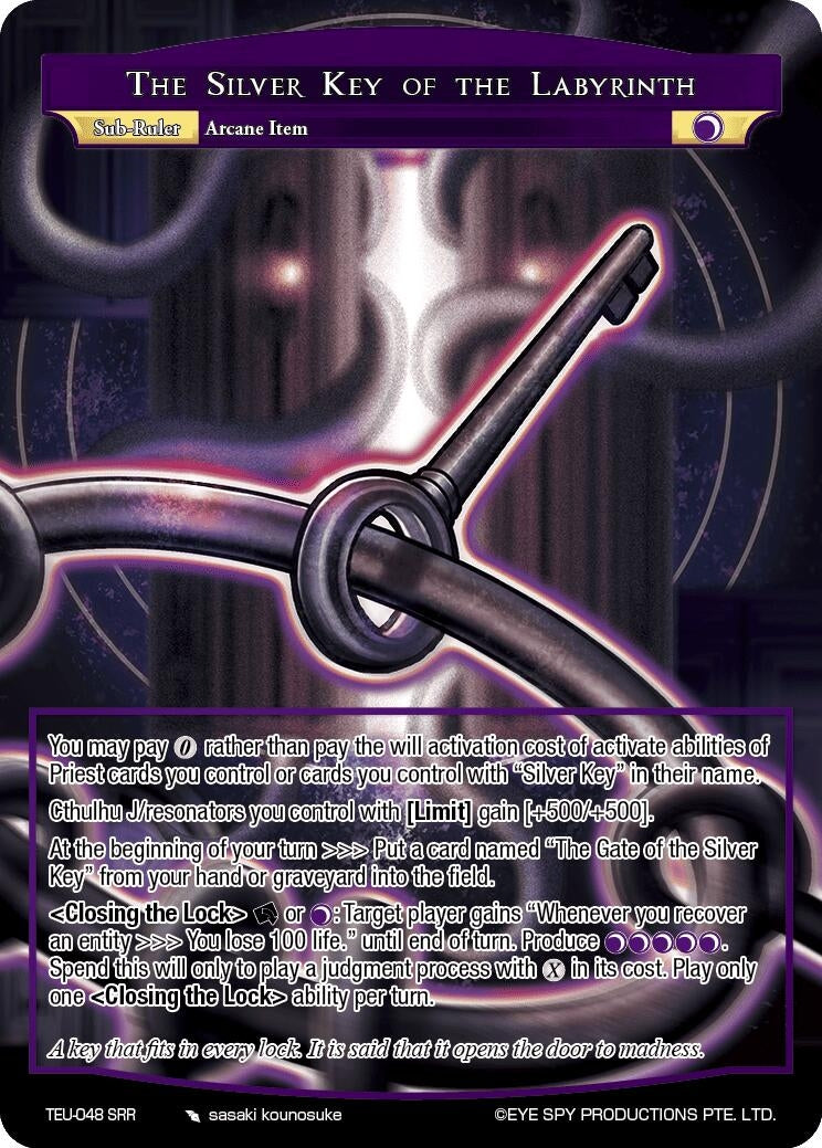 The Silver Key of the Labyrinth [TEU] - Force of Will Sealed