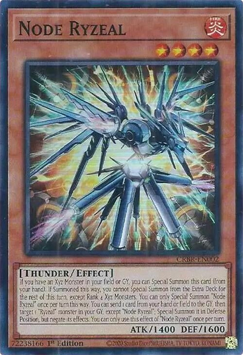Image for Node Ryzeal (SR) (CRBR-EN002) (Crossover Breakers) - YuGiOh