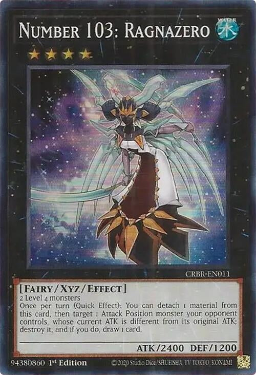 Image for Number 103: Ragnazero (SR) (CRBR-EN011) (Crossover Breakers) - YuGiOh
